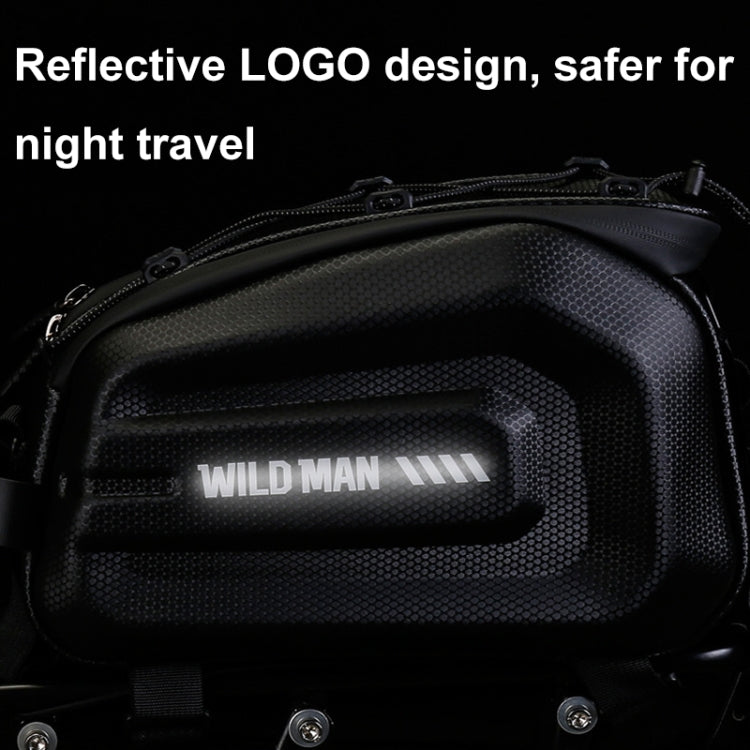 WILD MAN GD5 4L Bicycle EVA Hard Shell Rack Tail Bag Outdoor Cycling Equipment
