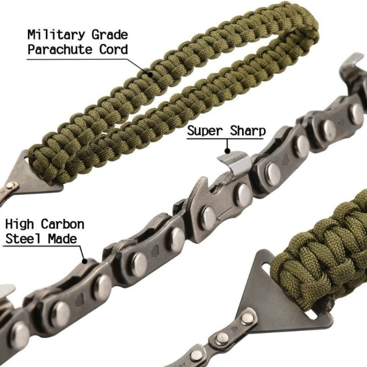 Outdoor Sports Hand Chainsaws Braided Umbrella Rope Camping Survival Pocket Saw
