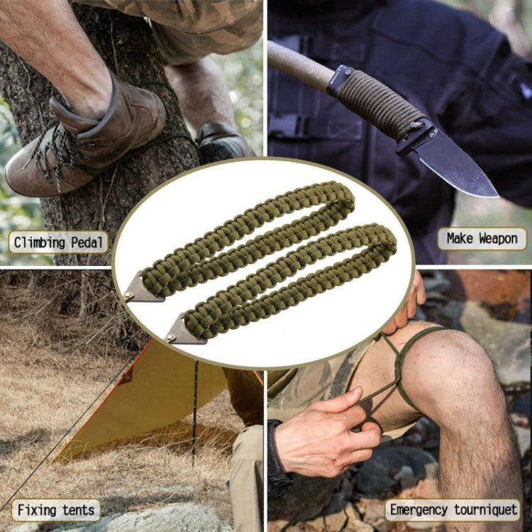 Outdoor Sports Hand Chainsaws Braided Umbrella Rope Camping Survival Pocket Saw
