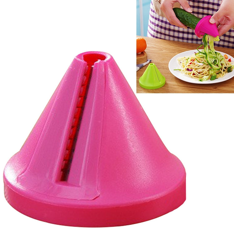 Kitchen Funnel Model Spiral Slicer Vegetable Shred Carrot Cutter, Carrot Cutter(Green), Carrot Cutter(Red)