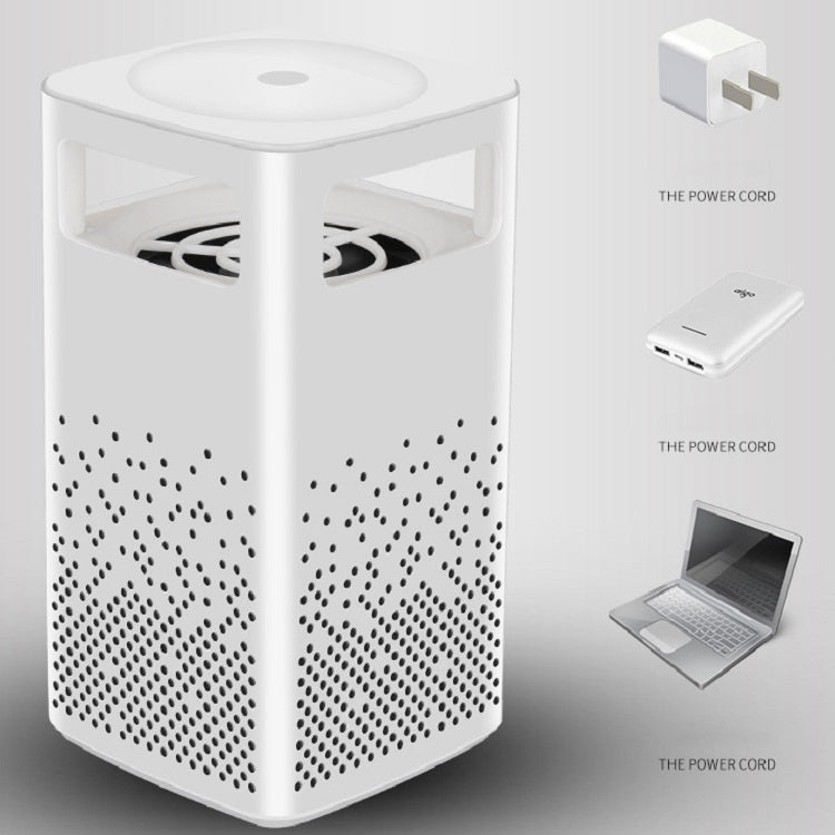 Household Mute Inhalation Photocatalyst USB Physical Mosquito Killer, Small A- Black, 365-White, Small Q-Black, Small Q-White