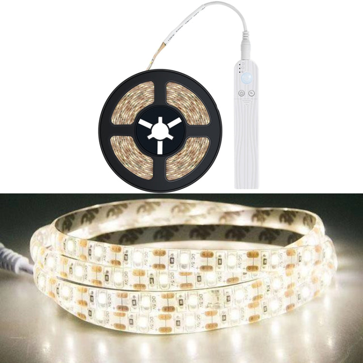 LED Battery Box Light Strip Intelligent Induction Dimming Soft Light Strip Drip Waterproof Cabinet Light Tape, 0.5m, 1m, 2m, 3m