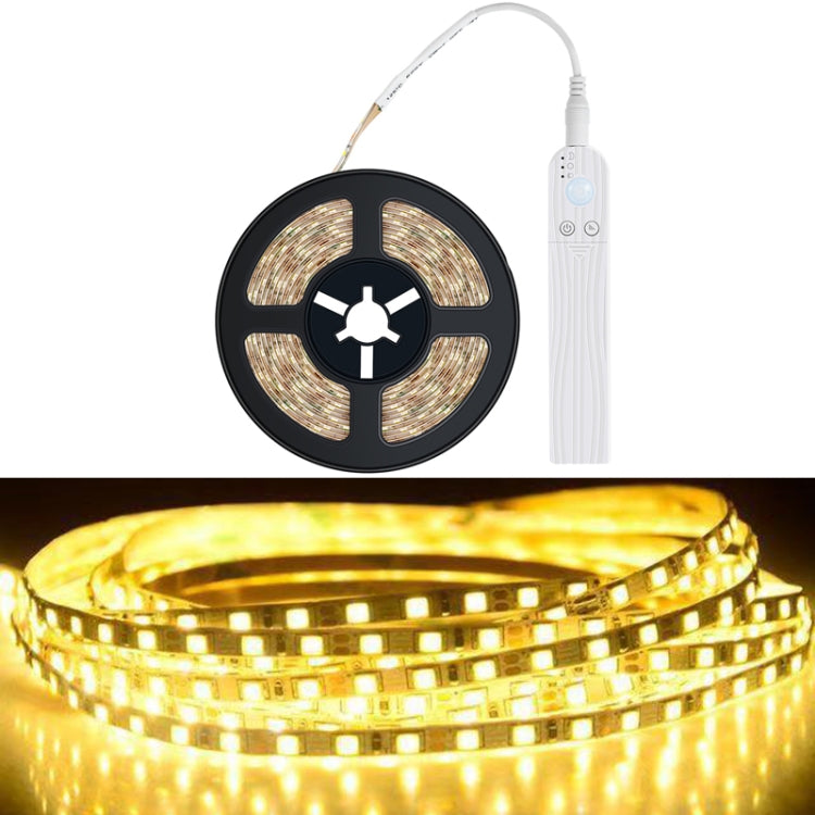 LED Battery Box Light Strip Intelligent Induction Dimming Soft Light Strip Drip Waterproof Cabinet Light Tape, 0.5m, 1m, 2m, 3m