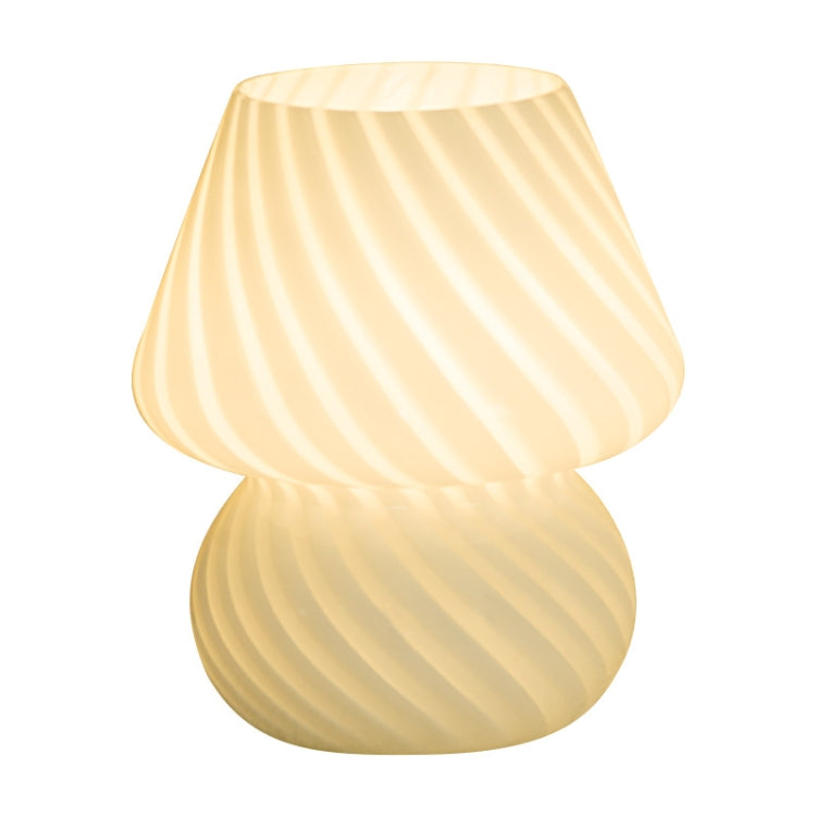 PJ-104 5W Mushroom Glass Bedroom Bedside Table Decoration Table Lamp, CN Plug, Specification: