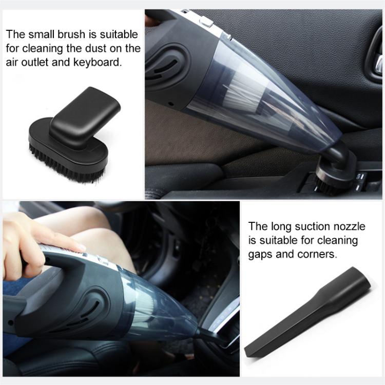 Wet And Dry Handheld High-Power Portable Car Vacuum Cleaner, R-6052C Vacuum Cleaner with USB Cable (Black), No-Wired Vacuum Cleaner, US Plug, Handle Vacuum Cleaner, US Plug (Red)