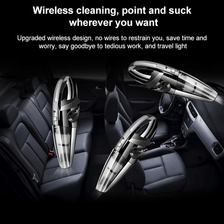 Wet And Dry Handheld High-Power Portable Car Vacuum Cleaner, R-6052C Vacuum Cleaner with USB Cable (Black), No-Wired Vacuum Cleaner, US Plug, Handle Vacuum Cleaner, US Plug (Red)