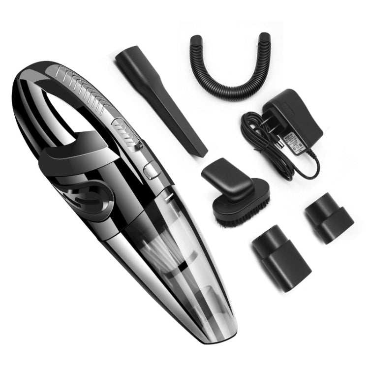 Wet And Dry Handheld High-Power Portable Car Vacuum Cleaner, R-6052C Vacuum Cleaner with USB Cable (Black), No-Wired Vacuum Cleaner, US Plug, Handle Vacuum Cleaner, US Plug (Red)