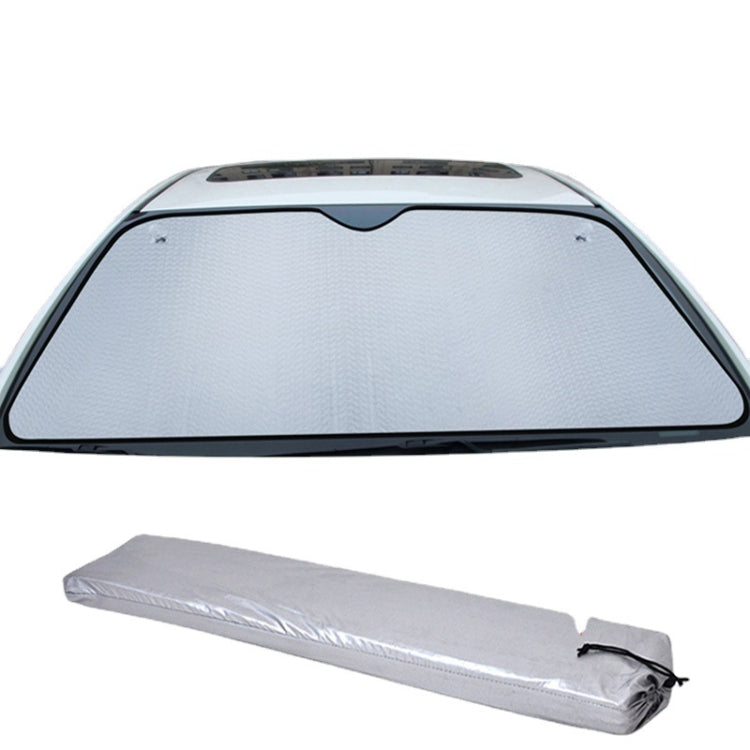 Aluminum Foil Five-Layer Thickening Car Sunscreen Heat Insulation Sun Visor, 145x70cm Blue, 145x70cm Gold, 145x70cm Silver