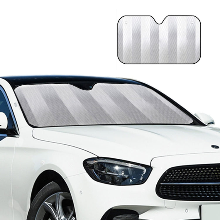 Aluminum Foil Five-Layer Thickening Car Sunscreen Heat Insulation Sun Visor, 145x70cm Blue, 145x70cm Gold, 145x70cm Silver