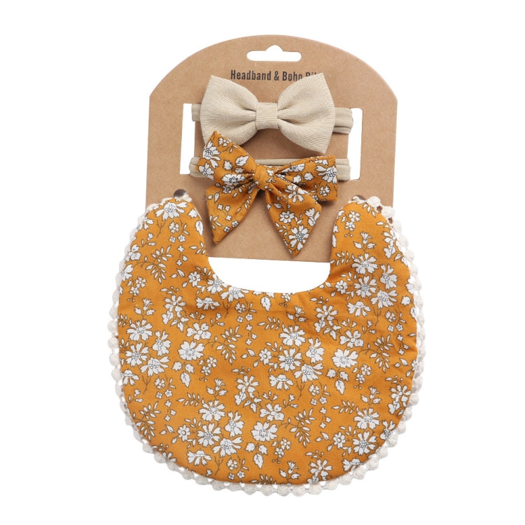 Baby Linen Cotton Printed Double-sided Saliva Towel Headband Set, DP021-1, DP021-2, DP021-3, DP021-4, DP021-5, DP021-6, DP021-7, DP021-13, DP021-9, DP021-10, DP021-11, DP021-12