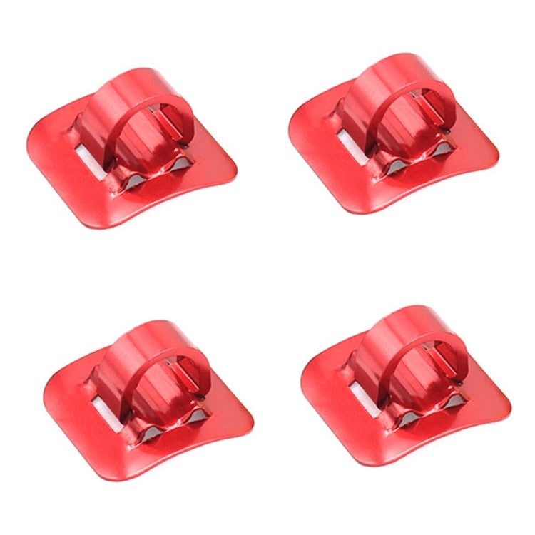 4 PCS Mountain Road Bicycle Hose Line Guide Adhesive Wire Seat Frame Cable Fixing C Buckle, Style:
