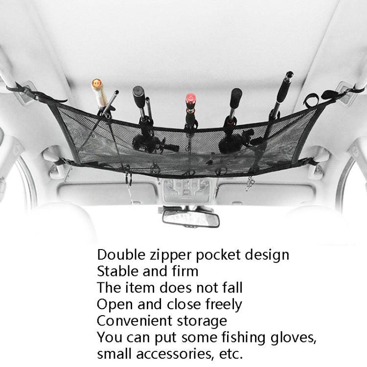 Adjustable Hanging Car Top Storage Bag Car Fishing Rod Rack, Fishing Rod Rack