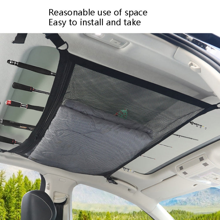 Adjustable Hanging Car Top Storage Bag Car Fishing Rod Rack, Fishing Rod Rack