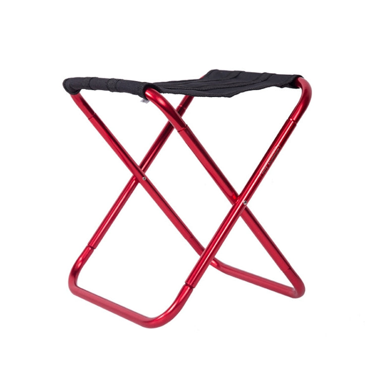 Outdoor Portable Camping Folding Chair 7075 Aluminum Alloy Fishing Barbecue Stool, Size: 24.5x22.5x27cm, Camping Folding Chair (Silver Gray), Camping Folding Chair (Gold), Camping Folding Chair (Red), Camping Folding Chair (Blue)