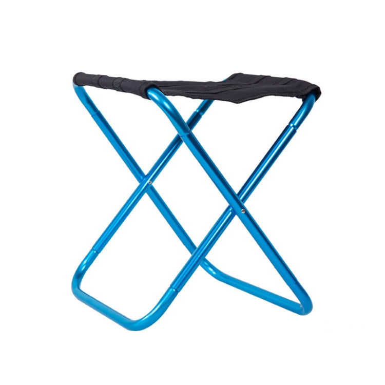 Outdoor Portable Camping Folding Chair 7075 Aluminum Alloy Fishing Barbecue Stool, Size: 24.5x22.5x27cm, Camping Folding Chair (Silver Gray), Camping Folding Chair (Gold), Camping Folding Chair (Red), Camping Folding Chair (Blue)
