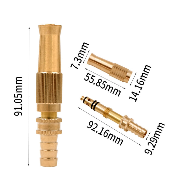 3 PCS Car Wash High Pressure Copper Straight Sprinkler House Garden Wishing Ground Sprinkler, Tower, Pacifier