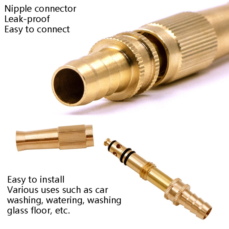 3 PCS Car Wash High Pressure Copper Straight Sprinkler House Garden Wishing Ground Sprinkler, Tower, Pacifier