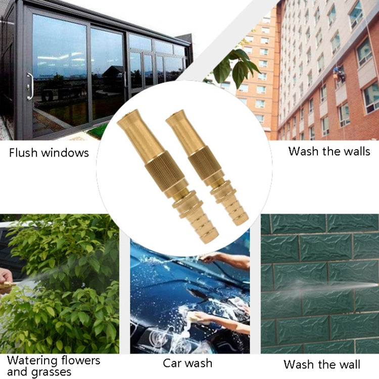 3 PCS Car Wash High Pressure Copper Straight Sprinkler House Garden Wishing Ground Sprinkler, Tower, Pacifier