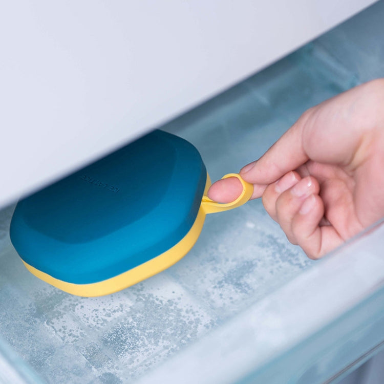 DIY Creative Hexagonal Ice Cube Mold Storage Box DIY Homemade Ice Tray, Hexagonal(White), Hexagonal(Red Blue)