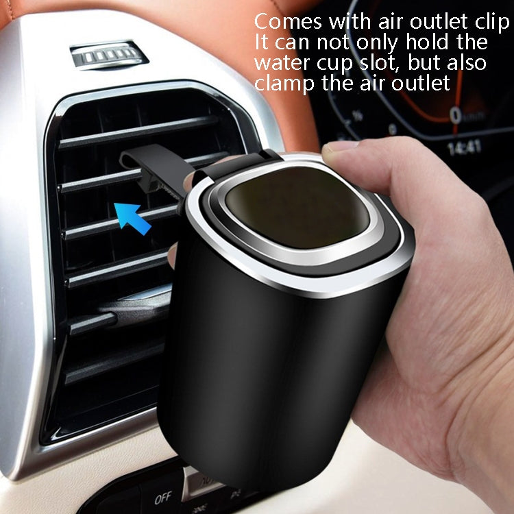 2 PCS Car Ashtray With Cover Hanging Invisible With LED Light Car Ashtray, 2 PCS Car Ashtray