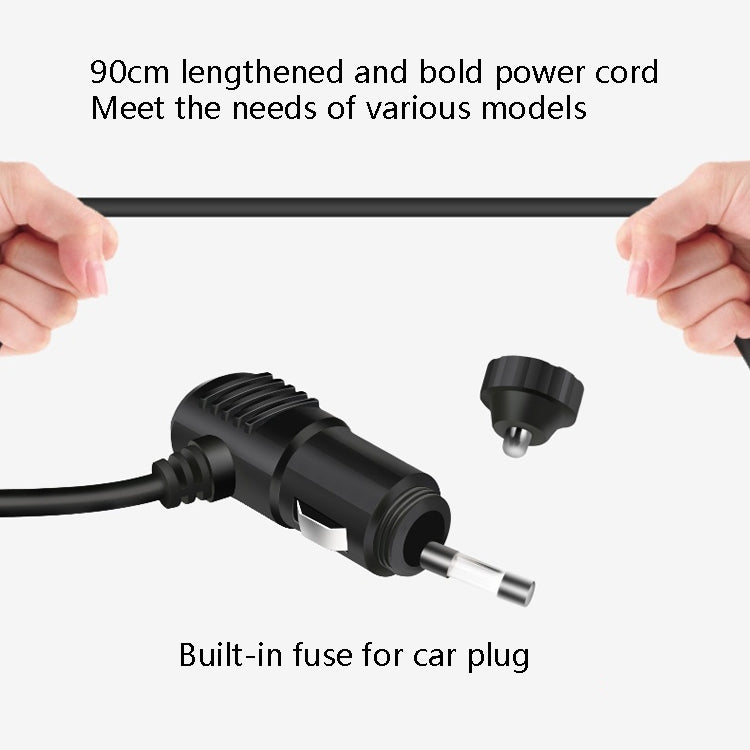 F558 With USB Mobile Phone Charging Car Fan 12/24V Car Truck Double Shaking Head Fan, Double Head 12V, Double Head 24V