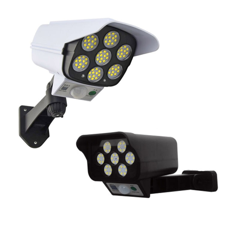 Solar Sensor LED Wall Light Simulation Surveillance Camera Glare Anti-Thief Street Lamp, Style: