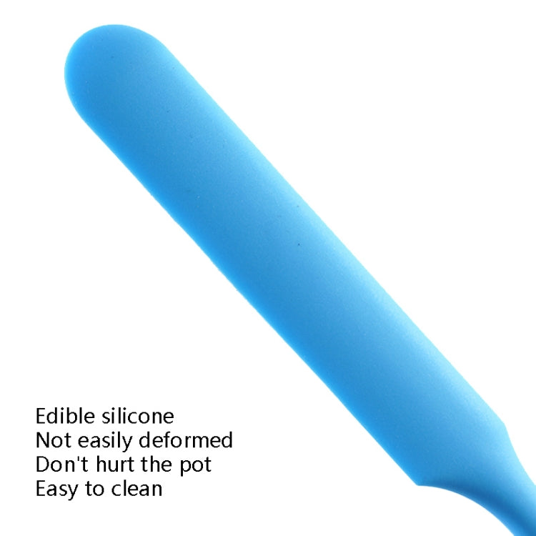 Long Silicone Spatula Butter Cake Cream Scraper Baking Tool, Pink, Red, Orange, Green, Blue, Yellow, Black