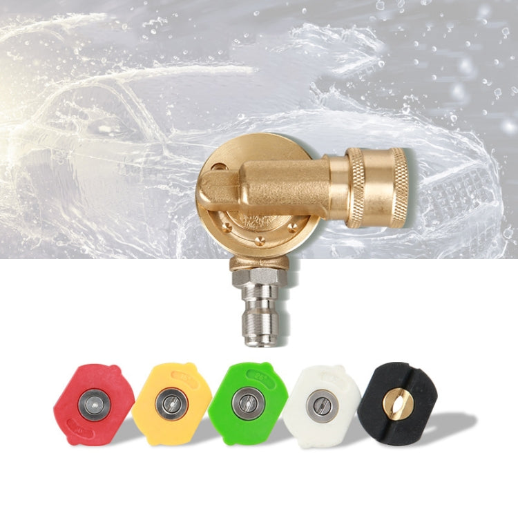 High Pressure Cleaning Machine Accessories Brush Head 240 Degrees Rotating 1/4 Live Joint, 240 Degrees Rotating 1/4 Live Joint