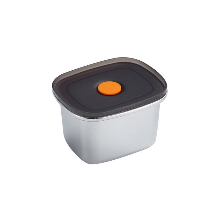 Refrigerator Fruit Fresh-Keeping Box 304 Stainless Steel Sealed Lunch Box, 250ml, 450ml, 600ml, 1000ml