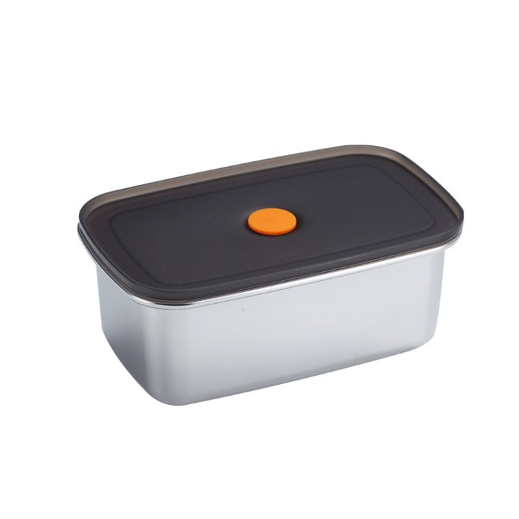 Refrigerator Fruit Fresh-Keeping Box 304 Stainless Steel Sealed Lunch Box, 250ml, 450ml, 600ml, 1000ml