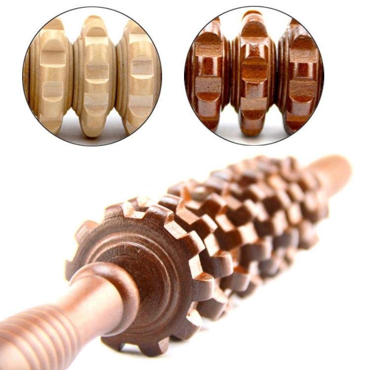 Wooden Abdominal Massager Leg Roller Massager, Nine Wheels White, Nine Wheels White Red, 358 Massage Wheel, 368 Massage Wheel, 388 Massage Wheel