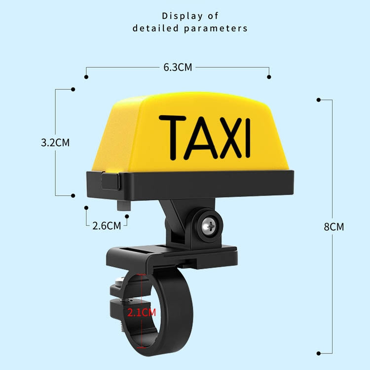 Motorcycle Modified Personality Taxi Motor Light Electric Car Helmet Decorative Warning Light, Normally Bright, Strobe