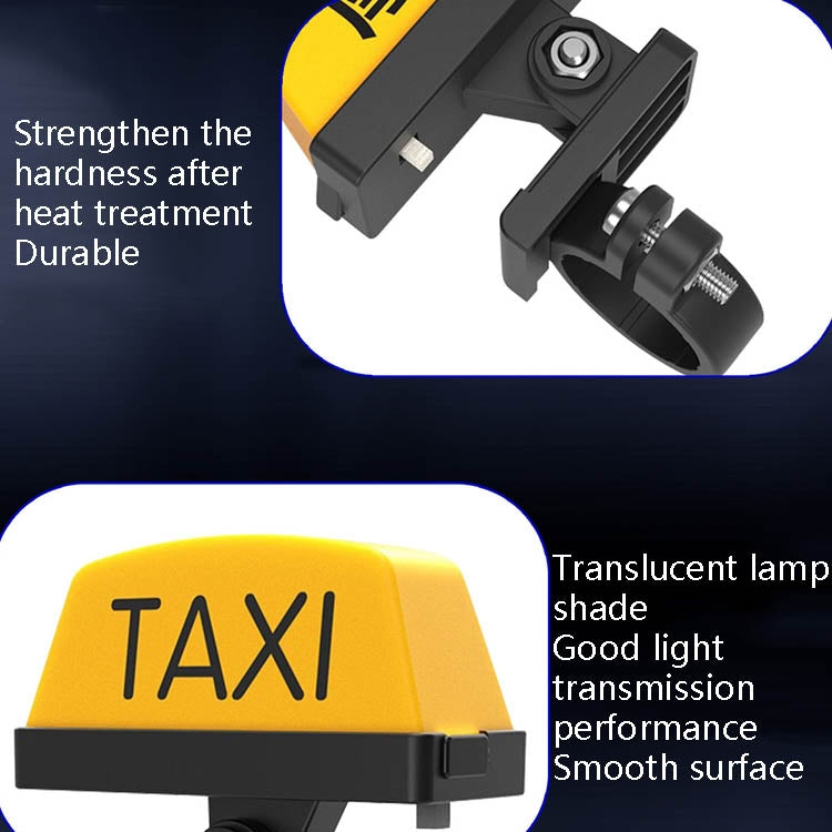 Motorcycle Modified Personality Taxi Motor Light Electric Car Helmet Decorative Warning Light, Normally Bright, Strobe