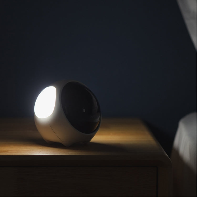 ساعة منبه ذكية على شكل كرتون للأطفال مزودة بمصباح LED بجانب السرير وساعة إلكترونية رقمية قابلة للشحن، باللون الأبيض (إصدار التعبير)، والوردي (إصدار التعبير)