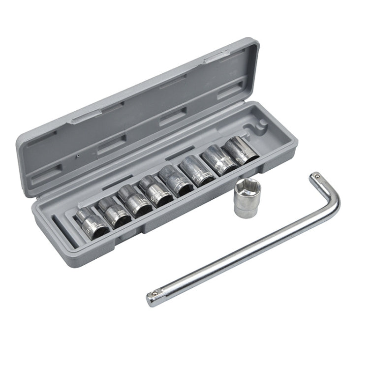 CY-0117 Sleeve Combination Tool Set Ratchet Repair Emergency Tricycle Auto Repair Multi-Function Set, 10 PCS / Set