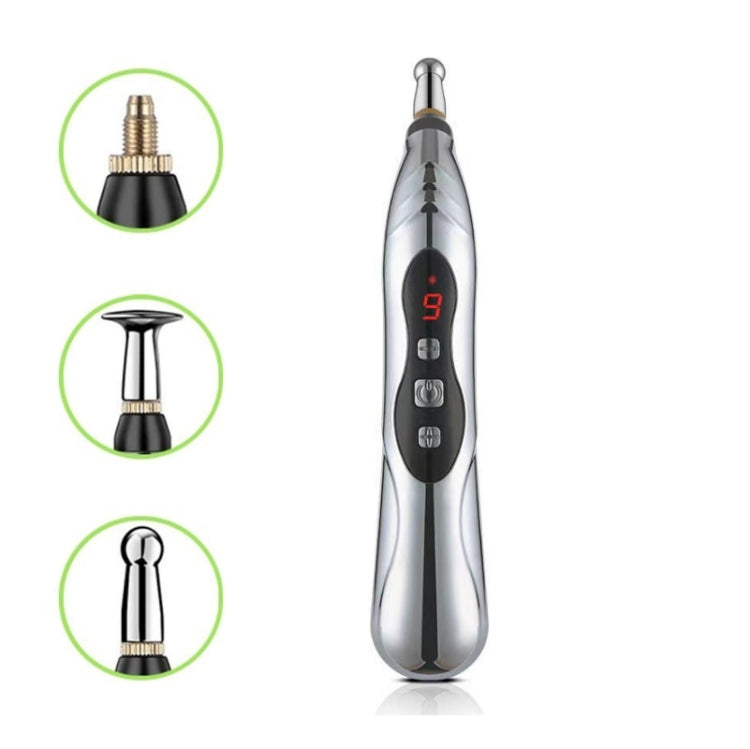 Circulating Energy Automatic Point Finding Meridian Pen Home Pain Electronic Acupuncture Pen Specifications:, 5 Head Color Boxes (Battery Model), Only Pen, 3 Head Color Box (Charging Model), 5 Head Color Box (Charging Model)