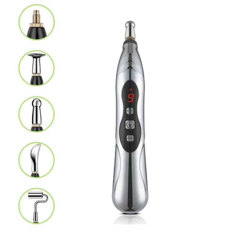 Circulating Energy Automatic Point Finding Meridian Pen Home Pain Electronic Acupuncture Pen Specifications:, 5 Head Color Boxes (Battery Model), Only Pen, 3 Head Color Box (Charging Model), 5 Head Color Box (Charging Model)