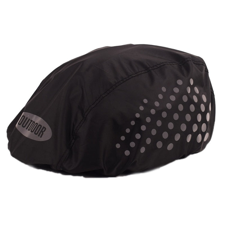 2 PCS Cycling Helmet Rain Cover Outdoor Reflective Safety Helmet Cover