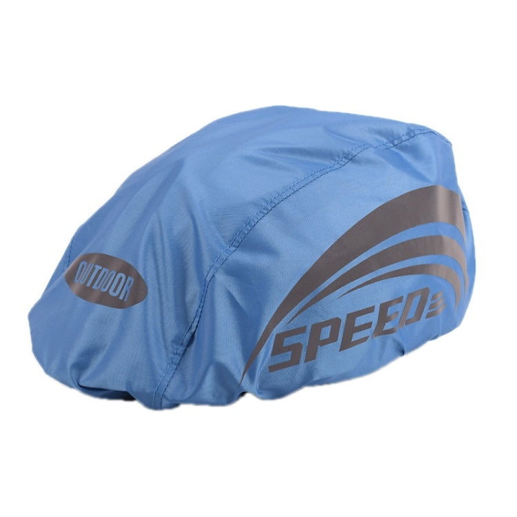 2 PCS Cycling Helmet Rain Cover Outdoor Reflective Safety Helmet Cover