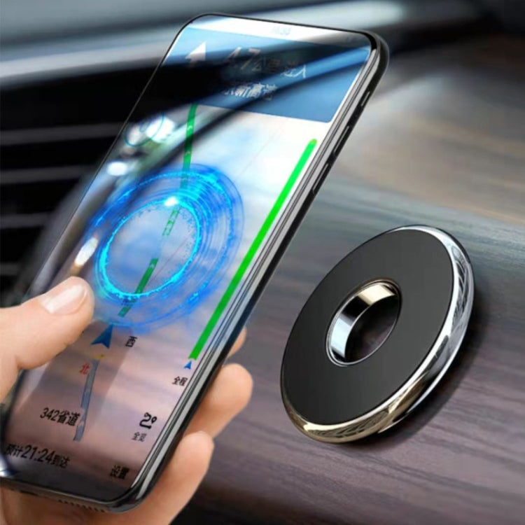 Q6 Car Magnetic Mobile Phone Holder Round Car Dashboard Navigation Bracket
