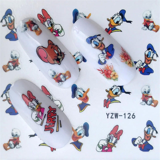 10 PCS Summer Colorful Nail Sticker Water Transfer Nail Decorations, YZW-008, YZW-102, YZW-107, YZW-120, YZW-121, YZW-124, YZW-125, YZW-126, YZW-136, YZW-137, YZW-143, YZW-1441, YZW-1442, YZW-154, YZW-1550, YZW-1554, YZW-165, YZW-169, YZW-170, YZW-172