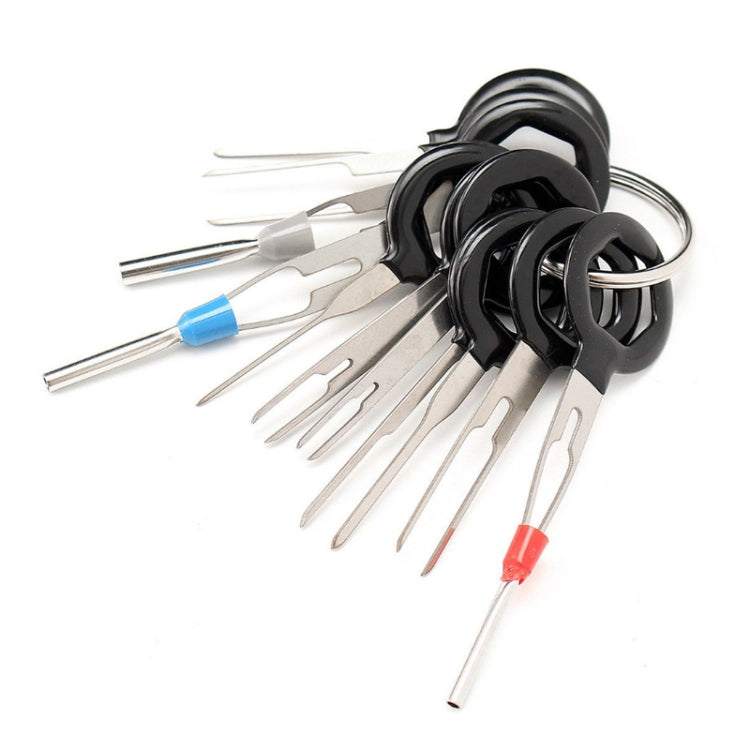 11 PCS Car Extractor Terminal Removal Tool Kit Electrical Wiring Crimp Connector Puller Release Pin Extractor Kit, 11 In 1