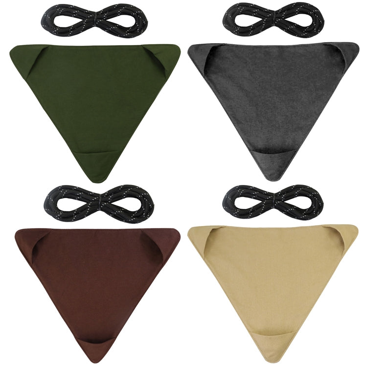 Outdoor Triangle Stool Camp Waterproof Canvas Portable DIY Chair Scorpion Fishing Stool, Black, Khaki, Army Green, Brown