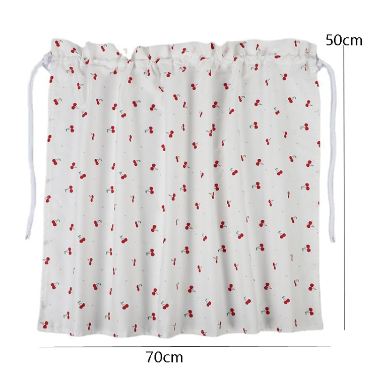 Car Curtains Cotton Car Suction Cup Sunshade Sun Protection Thermal Curtain, Cherry, Blue Flower, Bunny, Small Floral, Coffee Dot, Blue Striped Rabbit, Long Ear Rabbit, Pink Peach Heart, Pony