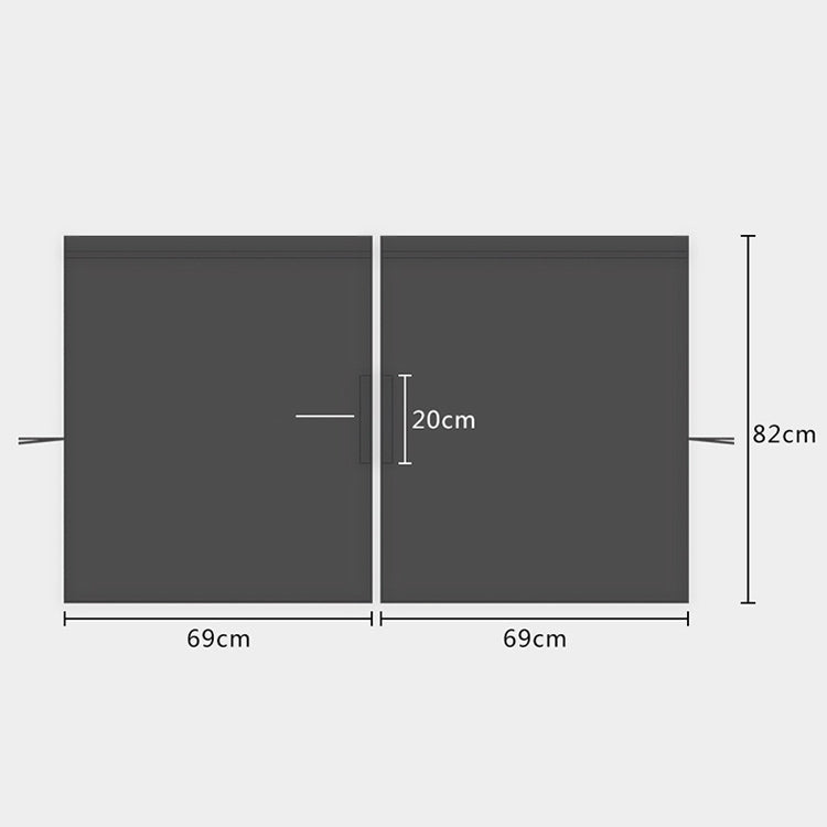 Automobile Front And Rear Partition Curtain Business Car Air Conditioning Privacy Curtain, Size: 69 x 82cm