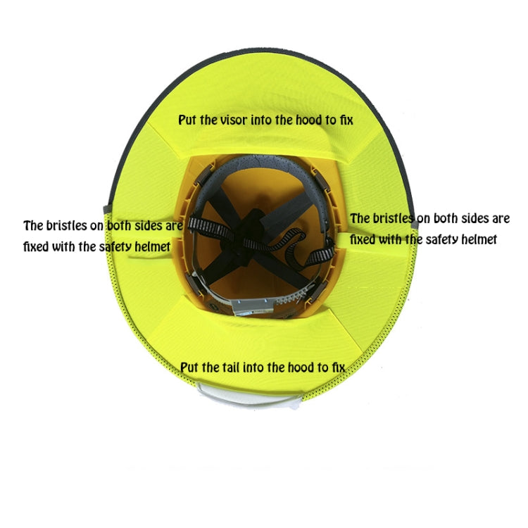 Construction Site Outdoor Construction Foldable Reflective Safety Sun Hat, One Size