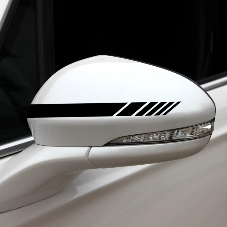 D-1037 Striped Car Sticker Car Side Door Cover Rearview Mirror Combination Sticker, D-1037