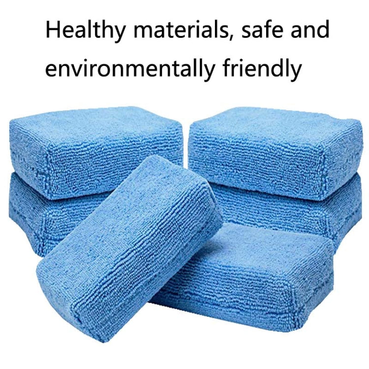 FJDLK-001 Microfiber Car Washing Cleaning Waxing Polishing Sponge Towel Cloth Square Car Care Tools, 3cm Thick, 4cm Thick