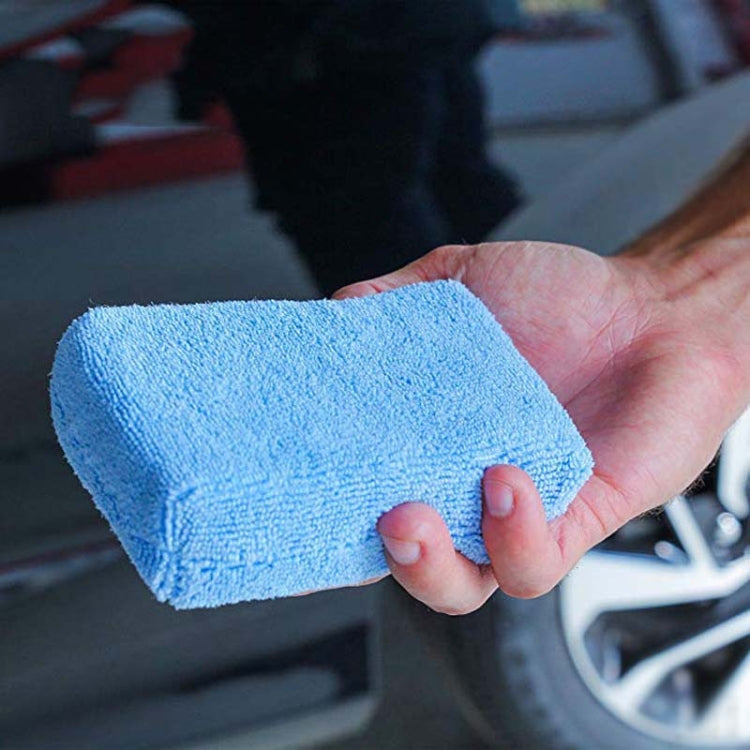 FJDLK-001 Microfiber Car Washing Cleaning Waxing Polishing Sponge Towel Cloth Square Car Care Tools, 3cm Thick, 4cm Thick