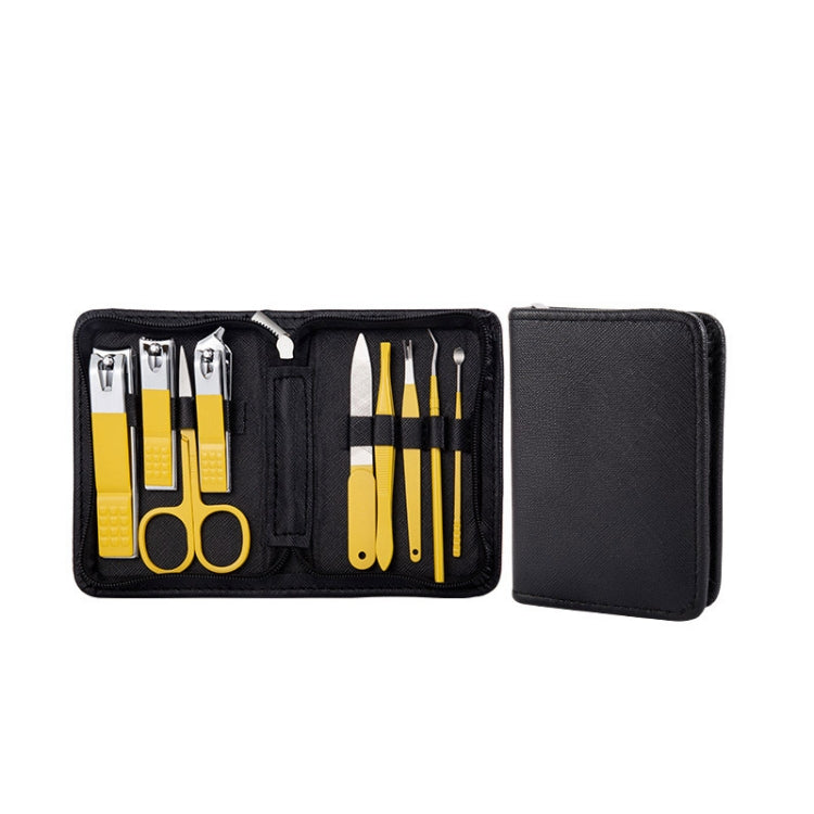 9 In 1 Nail Clipper Set Manicure Set Stainless Steel Nail Clipper Manicure Tool, 9 In 1, 18 In 1 Yellow, 26 In 1 Pink, 26 In 1 Black